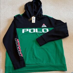 Polo by Ralph Lauren Green and Black Hoodie